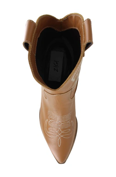 Shop Zigi Paula Bootie In Light Brown