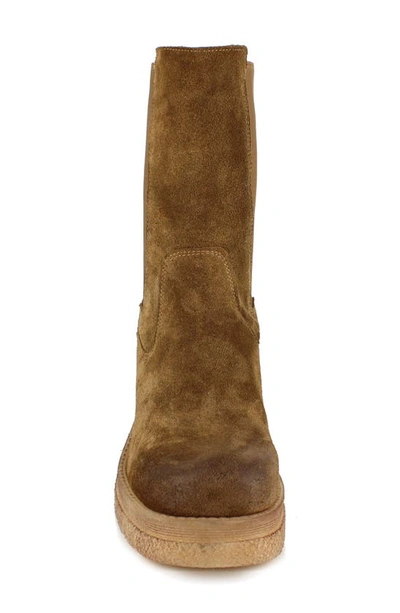 Zigi Keziah Platform Chelsea Boot In Tan