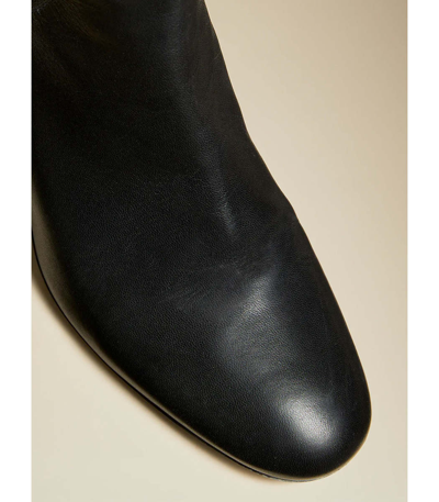 Shop Khaite The Wythe Ankle Boot In Black