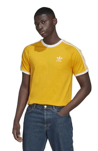 Adidas Originals Adicolor Classics 3-stripes T-shirt In Yellow | ModeSens