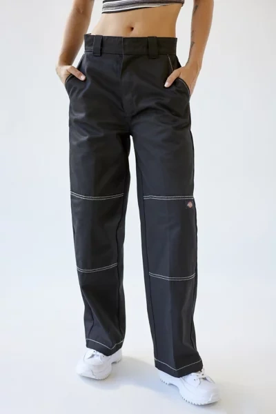 Shop Dickies Seamed Trouser Pant In Black, Women's At Urban Outfitters