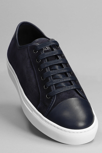 Shop National Standard Edition 3 Sneakers In Blue Leather