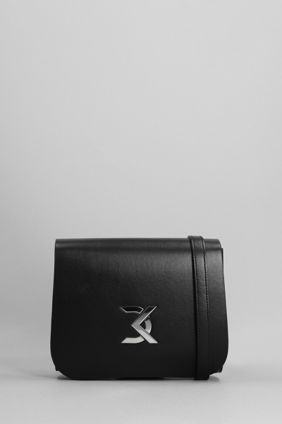 Shop David Koma Shoulder Bag In Black Leather