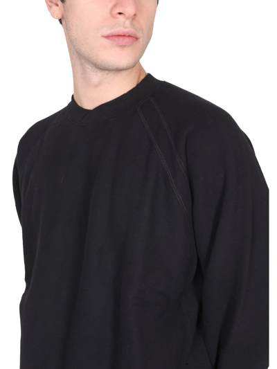 Shop Engineered Garments Crewneck Sweatshirt In Nero