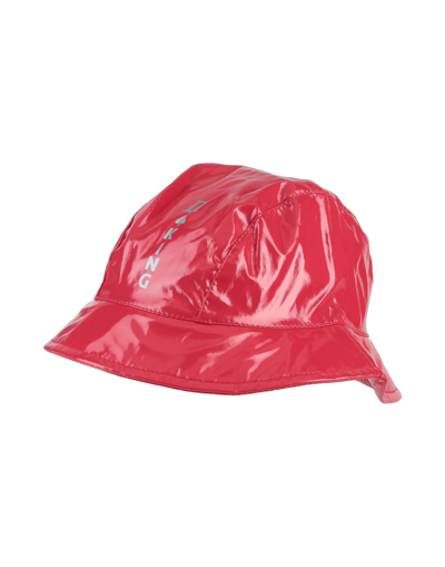 Shop Dondup Toddler Girl Hat Red Size 4 Pvc - Polyvinyl Chloride, Polyester