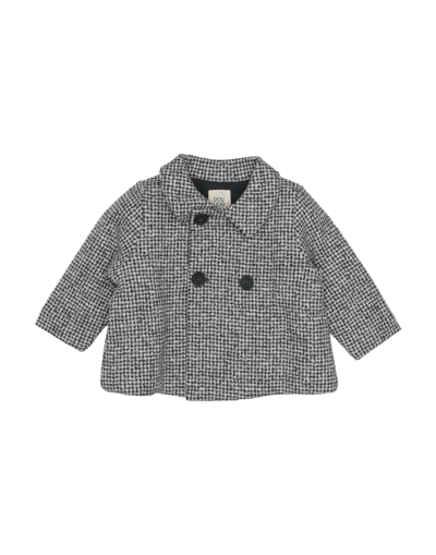 Shop Douuod Newborn Girl Coat Black Size 3 Wool, Cotton, Polyester