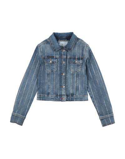 Philipp Plein Denim Outerwear In Blue