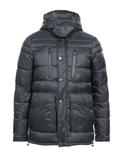 Shop Alessandro Dell'acqua Man Down Jacket Black Size 36 Polyamide