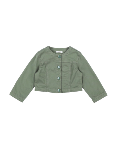 Shop Liu •jo Toddler Girl Jacket Military Green Size 7 Cotton, Elastane