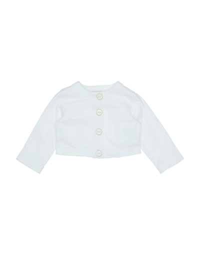 Shop Liu •jo Toddler Girl Jacket White Size 7 Cotton, Elastane