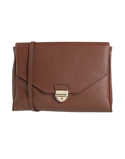 Shop Trussardi Handbags In Cocoa