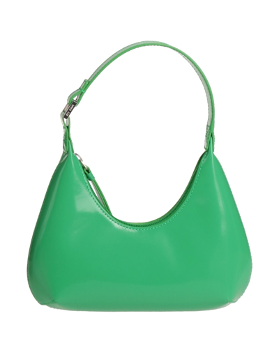 Shop By Far Woman Handbag Emerald Green Size - Cowhide
