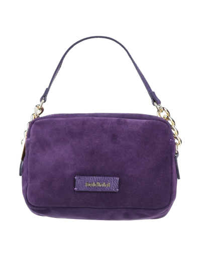 Shop Baldinini Woman Handbag Purple Size - Soft Leather