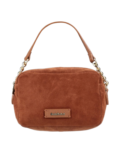 Shop Baldinini Woman Handbag Tan Size - Soft Leather In Brown