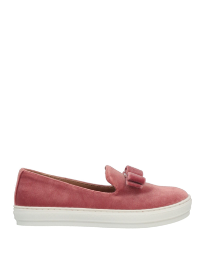 Shop Ferragamo Loafers In Pastel Pink
