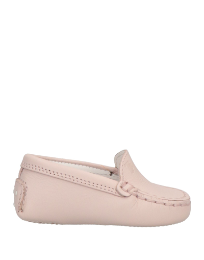 Shop Tod's Newborn Shoes In Light Pink