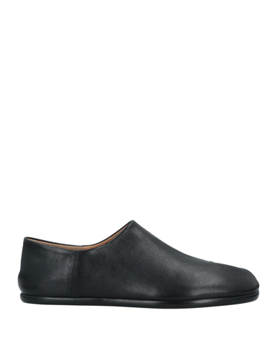 Shop Maison Margiela Man Loafers Black Size 9 Soft Leather