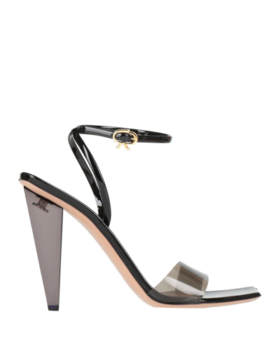 Gianvito Rossi Odissey Black Heeled Sandals In Black