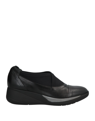 Shop Donna Soft Woman Sneakers Black Size 9 Soft Leather, Textile Fibers