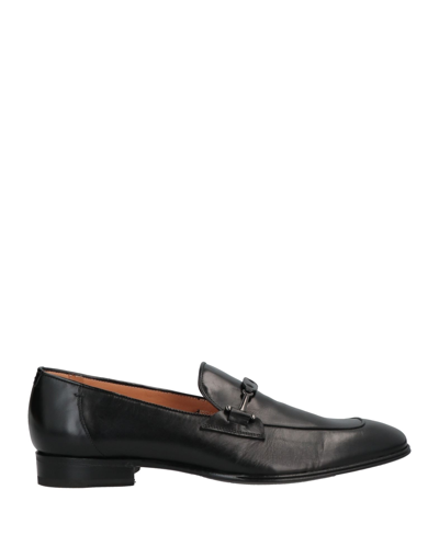 Shop Lidfort Man Loafers Black Size 9 Soft Leather