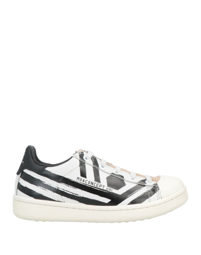 Moaconcept Toddler Girl Sneakers White Size 9 C Soft Leather In White
