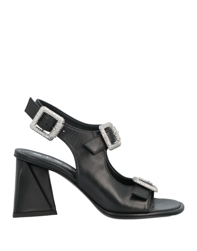 Shop Strategia Woman Sandals Black Size 8 Soft Leather