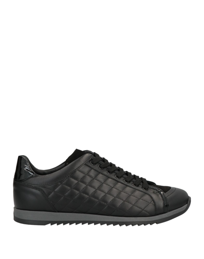 Shop Baldinini Man Sneakers Black Size 6 Calfskin
