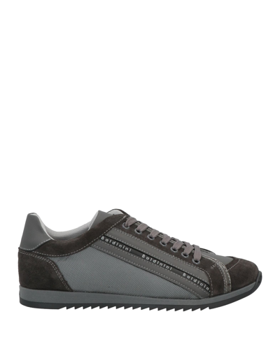 Shop Baldinini Man Sneakers Grey Size 9 Soft Leather, Textile Fibers