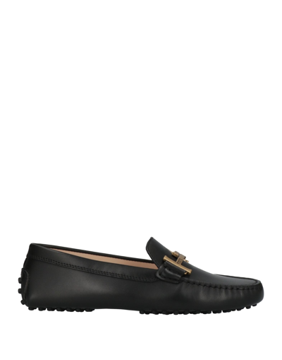 Tod's Gommino Loafers In Black
