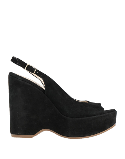 Shop Valerio 1966 Woman Sandals Black Size 9 Soft Leather