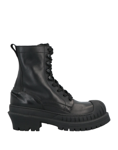 Shop Acne Studios Woman Ankle Boots Black Size 8 Soft Leather