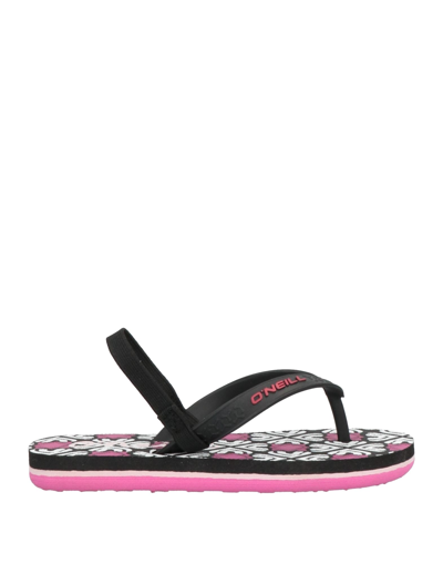 Shop O'neill Toddler Girl Thong Sandal Black Size 9.5c Rubber