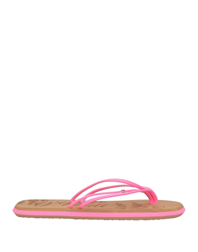 Shop O'neill Toe Strap Sandals In Fuchsia