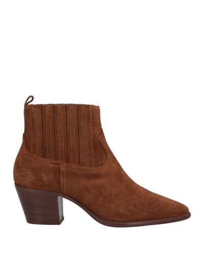 Shop Dondup Ankle Boots In Brown