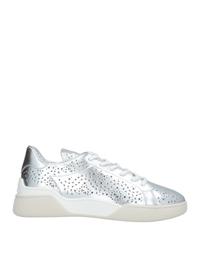 Tod's Sneakers In Silver