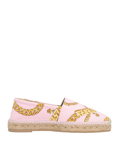 Shop Versace Espadrilles In Pink