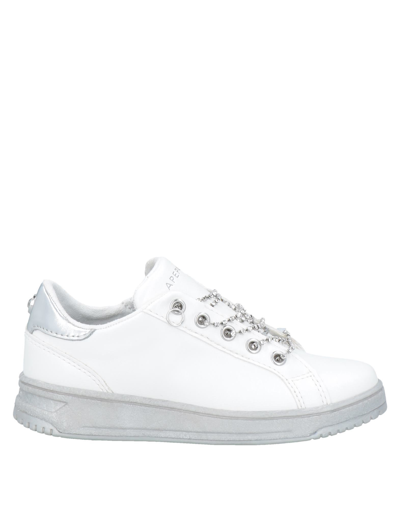 Shop Apepazza Toddler Girl Sneakers White Size 9.5c Textile Fibers