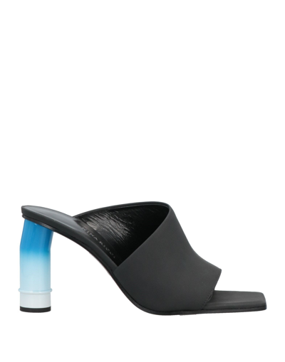 Shop Nina Ricci Woman Sandals Black Size 7 Textile Fibers