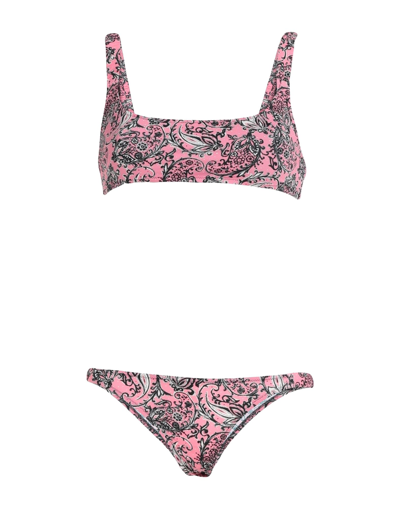 Shop Anjuna Woman Bikini Pink Size L Polyester, Elastane