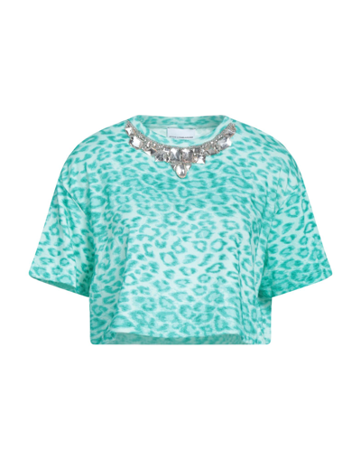 Shop Atos Lombardini Woman T-shirt Light Green Size 4 Cotton
