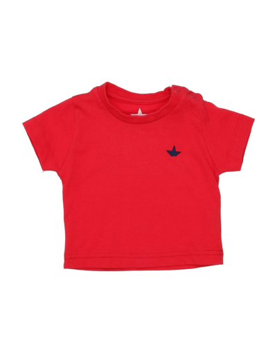 Shop Macchia J Newborn Boy T-shirt Red Size 3 Cotton, Polyester