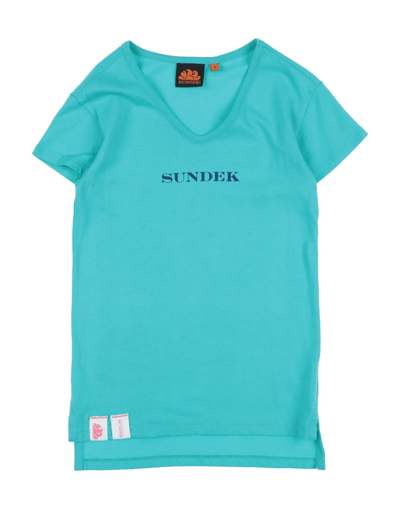 Sundek T-shirts In Blue
