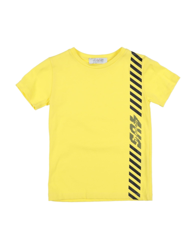 Shop Cesare Paciotti 4us Toddler Boy T-shirt Yellow Size 6 Cotton