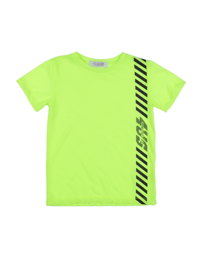 Shop Cesare Paciotti 4us Toddler Boy T-shirt Acid Green Size 4 Cotton