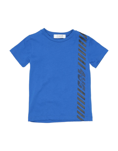 Shop Cesare Paciotti 4us Toddler Boy T-shirt Blue Size 3 Cotton