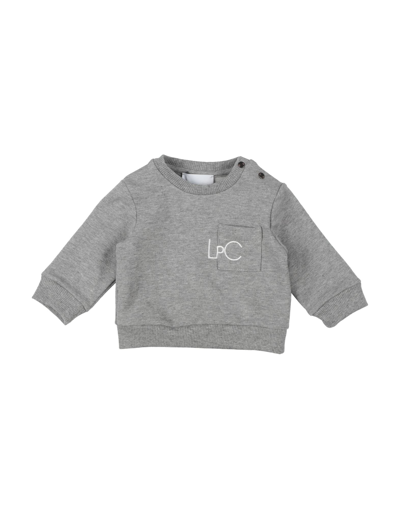 Shop Le Petit Coco Newborn Girl Sweatshirt Grey Size 1 Cotton, Elastane