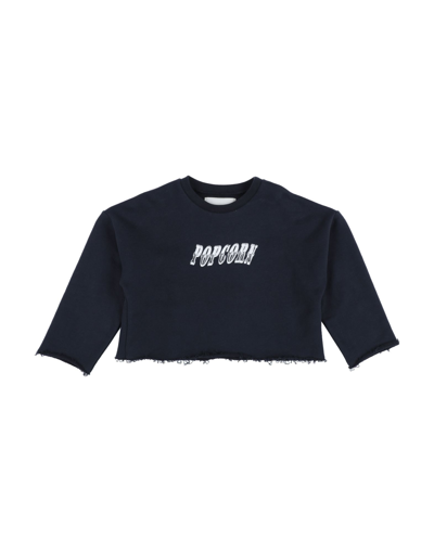 Shop Touriste Toddler Girl Sweatshirt Midnight Blue Size 4 Cotton, Elastane