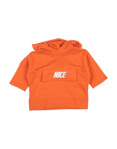 Shop Nicebrand Toddler Boy Sweatshirt Orange Size 6 Cotton