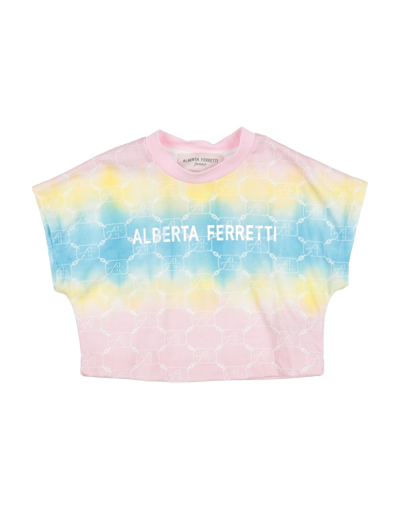 Shop Alberta Ferretti T-shirts In Pink