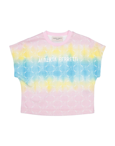 Shop Alberta Ferretti T-shirts In Pink